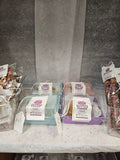 Peanut Butter Fudge boxes displayed on a table